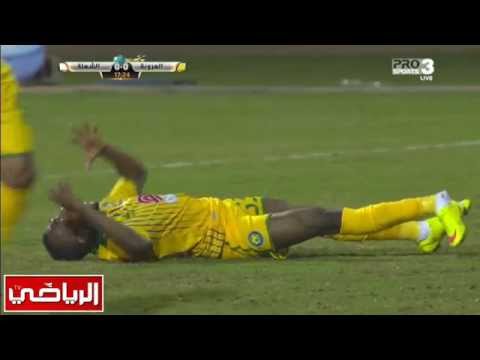 إصابة لاعب العروبة عماد الصحابي بخلع في المفصل