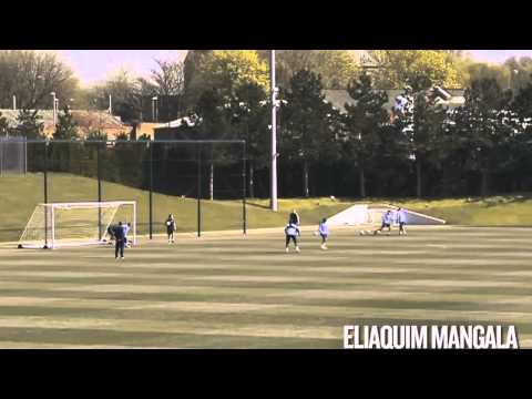 بالفيديو كيف يستعد لاعبو السيتى للتسديد على مرمى أستون فيلا