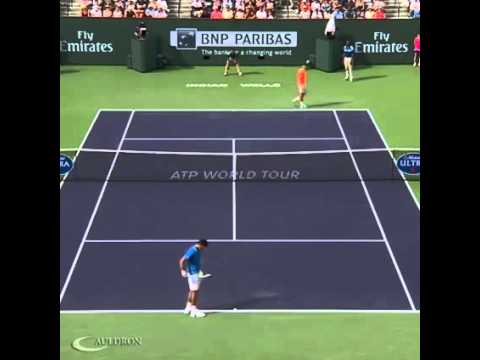 شاهد مهارة خارقة للاعب التنس دجوكوفيتش