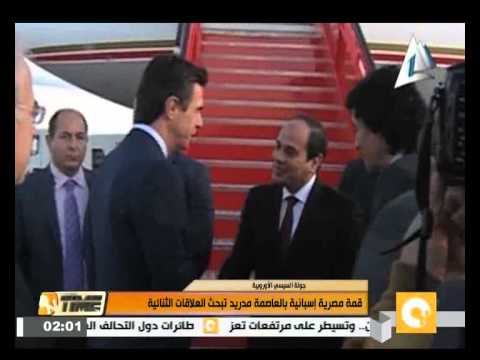 شاهد الرئيس السيسي يتفق مع إسبانيا على إنشاء مشروع خط قطار
