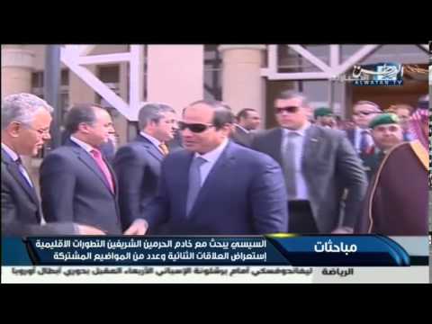 شاهد الرئيس السيسي يبحث مع ملك السعودية التطورات الإقليمية