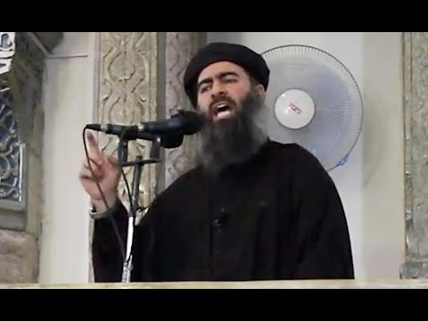 بالفيديو البغدادي أصيب في عموده الفقري بعد غارة قبل شهرين