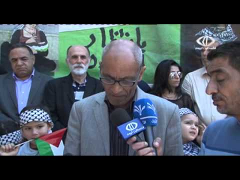 بالفيديو تنظيم مسيرة جماهيرية في بيروت
