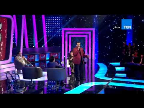 النجم حسام حسنى يشعل الاستوديو وفيفيى عبده