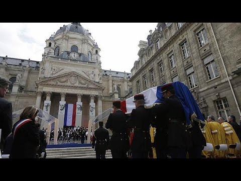 شاهد جنازة أربعة من أبطال المقاومة الفرنسية في البانتيون