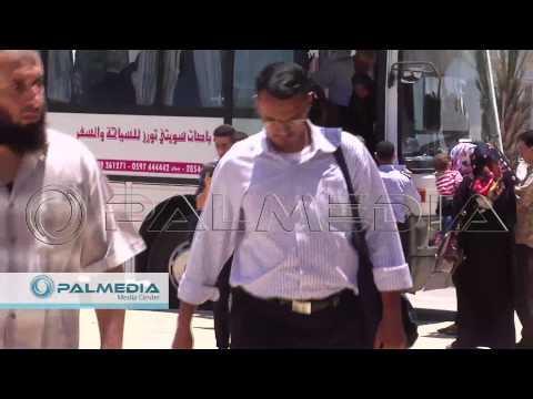 بالفيديو السلطات المصرية تفتح معبر رفح