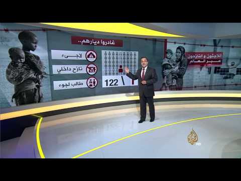 بالفيديو 60 مليون لاجئ خلال عام 2014