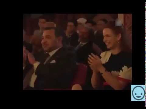 شاهد رد فعل الملك محمد السادس على رفع ولي العهد الأثقال