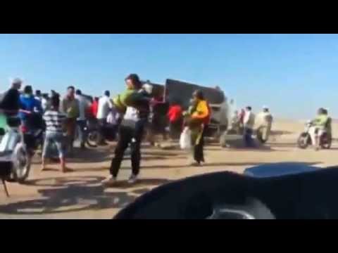 فيديو سرقة حمولة بطيخ في نهار رمضان