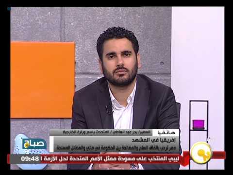 بالفيديو مصر ترحب باتفاق السلم بين حكومة مالي والفصائل المسلحة