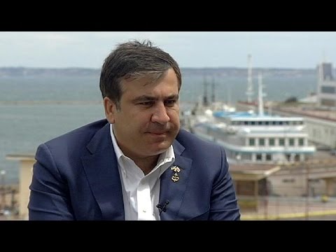 شاهد حوار مع ساكاشفيلي حول الوضع في أوكرانيا
