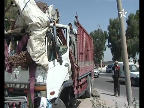 حادث سير مروع وسط الدار البيضاء