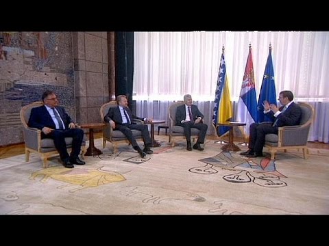 وفد رئاسي بوسني صل إلى صربيا