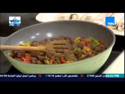 بالفيديو طريقة عمل طبق السجق بدبس الرومان