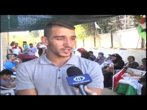 شاهد مسيرات تضامنية شهدتها المدينة تضامنا مع الأسير محمد علان