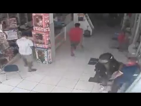 الشرطة تفاجئ مجموعة لصوص أثناء سرقة مكتب يانصيب