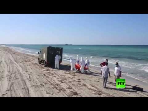 انتشال جثث لمهاجرين قرب سواحل ليبيا
