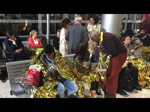 شاهد اضطرابات في حركة النقل عند مدخل نفق المانش