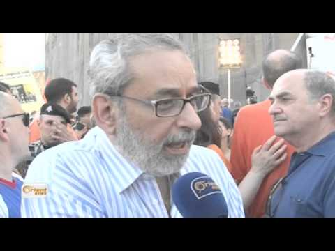 شاهد مظاهرات مضادة للحراك الشعبي في لبنان