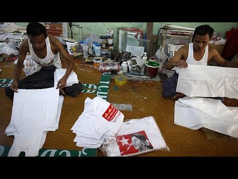 شاهد انطلاق الحملات الخاصة بالانتخابات في ميانمار