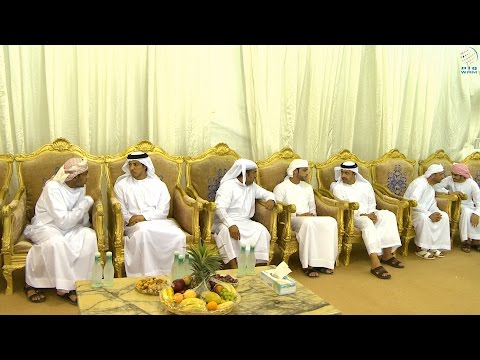شاهد منصور بن زايد وعبدالله بن زايد يعزيان في شهداء الوطن