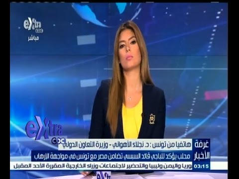 شاهد محلب يؤكد للباجي تضامن مصر مع تونس