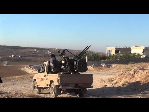 شاهد اشتباكات عنيفة على أبواب دمشق