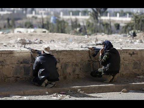 شاهد اندلاع معارك عنيفة في مدينة تعز