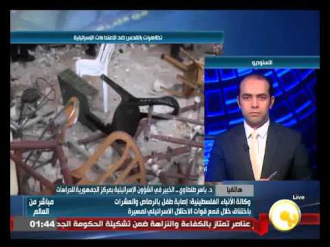 شاهد طنطاوي يؤكد على  دور الجامعة العربية في دعم القضية الفلسطينية