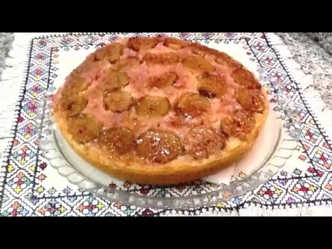 شاهد طريقة عمل كيكة المقلوبة بالتين