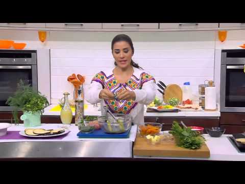 شاهد طريقة عمل سلطة حلوم بالباذنجان