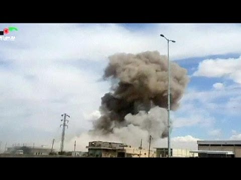 قتلى وجرحى في أولى الغارات الروسية في سورية