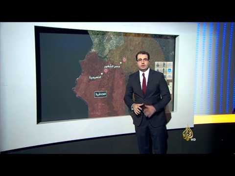 شاهد المناطق المستهدفة بقصف الطائرات الروسية