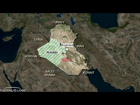 شاهد غارة عراقية تستهدف موكبًا للبغدادي