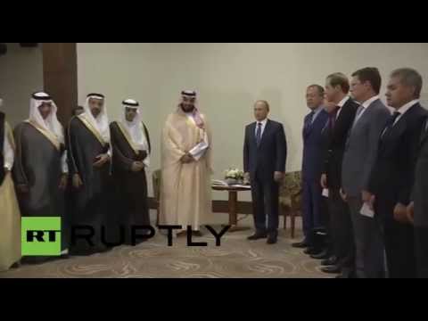 فلاديمير بوتين يلتقي الأمير محمد بن سلمان آل سعود