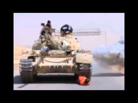 فيديو داعش يعدم جنديًا سوريًا دهسًا بالدبابة