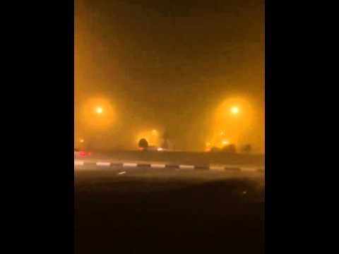 بالفيديو عاصفة رملية تجتاح تبوك