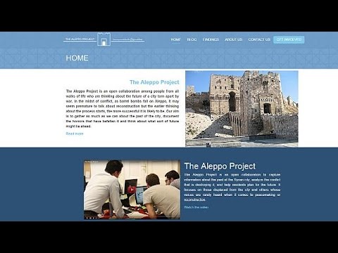 شاهد مشروع يصاغ لإعادة إعمار حلب بعد الحرب
