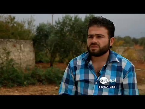شاهد محمد الخلف ناشط إعلامي بُترت ساقه بلغم أرضي