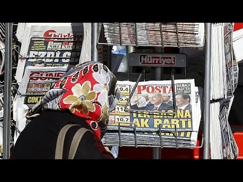 شاهد الشرطة التركية تعتقل نحو 40 شخصا