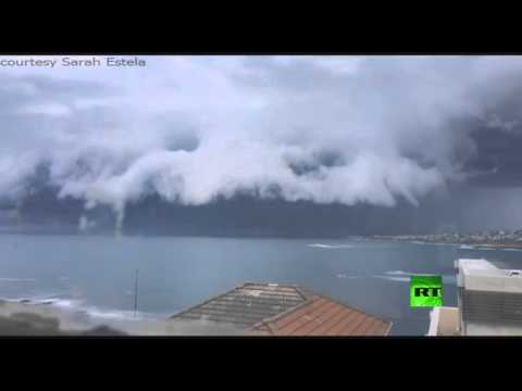 شاهد سحب مخيفه في سماء سيدني