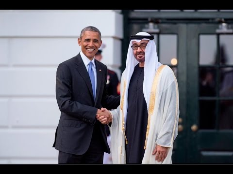 شاهد محمد بن زايد و أوباما يتباحثان أزمتي سورية واليمن