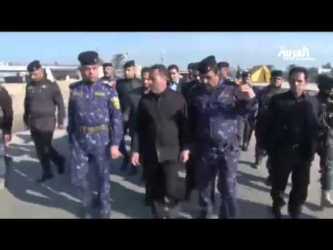 شاهد فوضى تدافع الإيرانيين عند منفذ عراقي