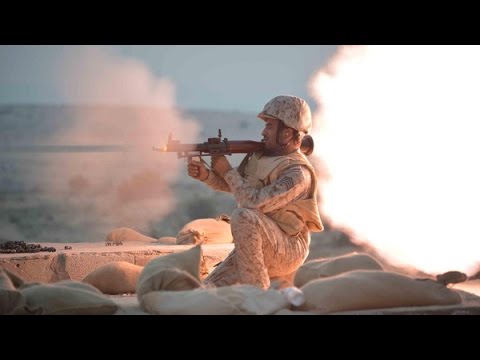 شاهد القوات السعودية المشتركة تصد هجوم الحوثيين