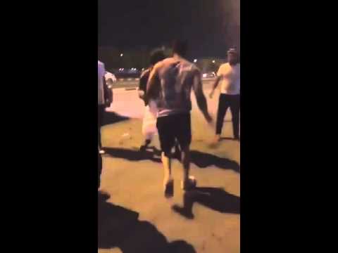 شاهد شجار في كورنيش الدمام