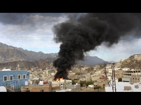 شاهد ميليشيات الحوثي تقصف أحياء في تعز