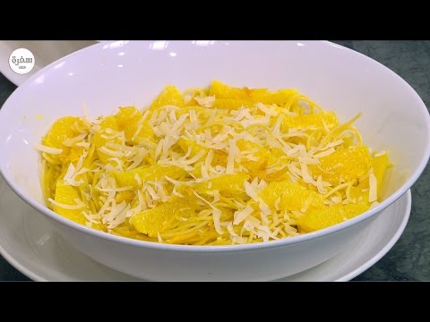 طريقة عمل جمبري بالبرتقال و المشروم