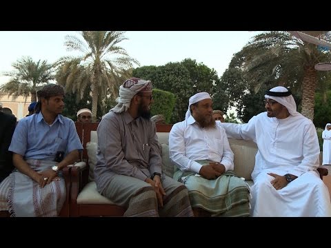 الشيخ محمد بن زايد يستقبل في ابوظبي عددًا من قادة المقاومة اليمنية في عدن