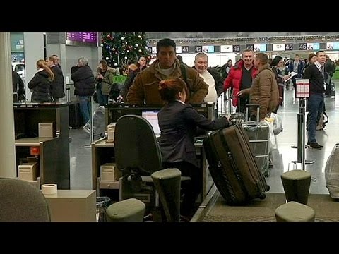 شاهد هجوم بواسطة برمجيات خبيثة على مطار كييف