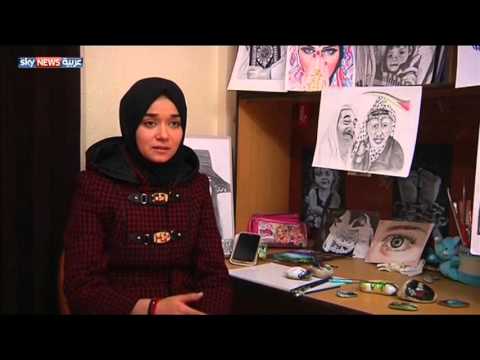 شاهد تحول الحجارة لفن يعكس كفاح فلسطين